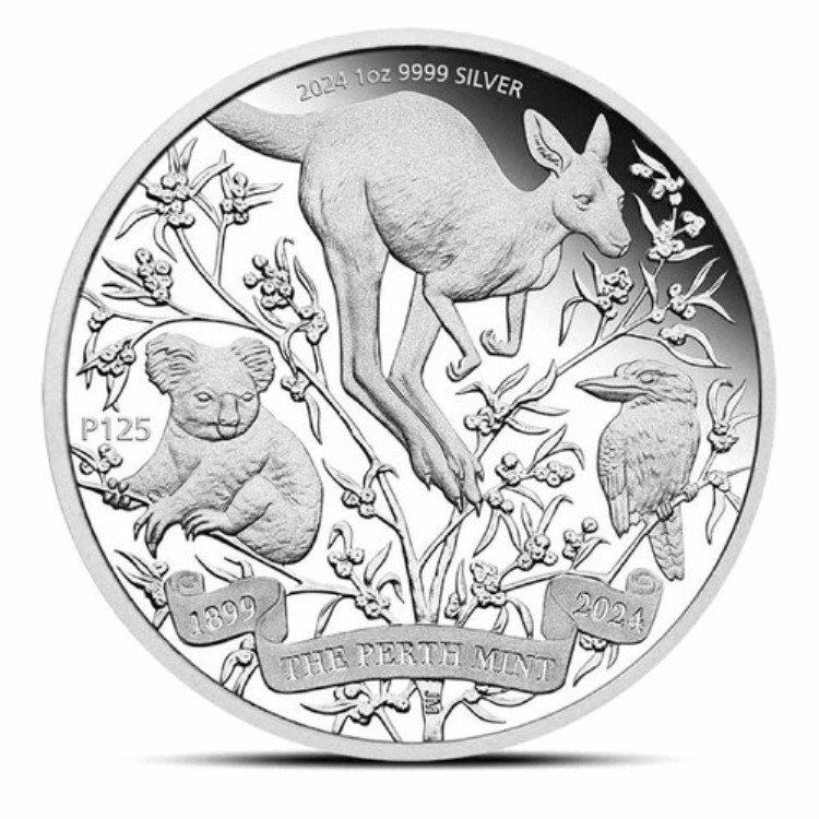 2024年 1オンス パース造幣局125周年記念銀貨（プルーフ）