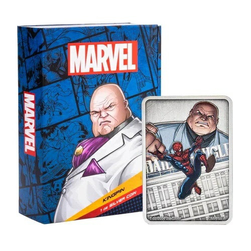 楽天市場】2023 ニウエ マーベル スパイダーマン 1オンス シルバー BU