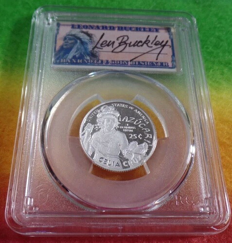 2024-S セリア・クルーズ AW クォーター PCGS PR70DCAM レン・バックリー シルバー FS