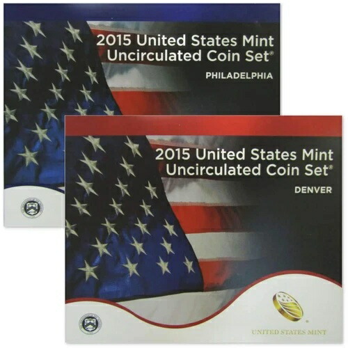 2015年 未流通コインセット 米国造幣局政府パッケージ OGP COA