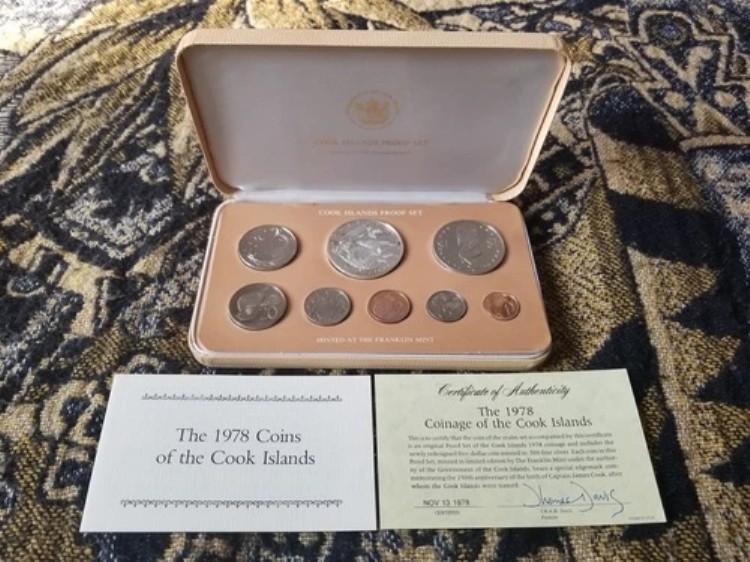 楽天市場】クック諸島 1978年 プルーフセット フランクリンミント