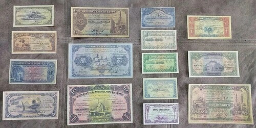 紙に印刷されたW/Mエジプト-パレスチナ1913-1925年の復刻版。送料無料!!!