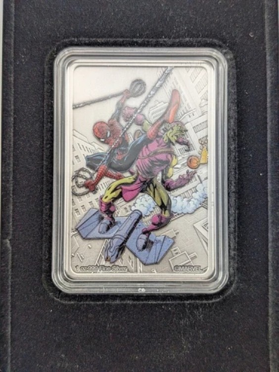 2024年ニウエ マーベル スパイダーマン ヴィランズ グリーンゴブリン 1オンス シルバーコイン 発行枚数2000枚