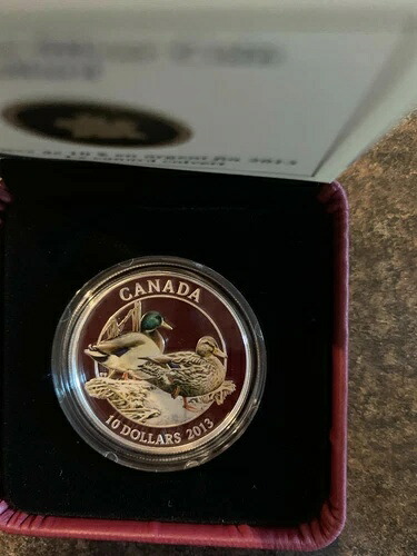 2013年 RCM 10ドル純銀貨 - マラード