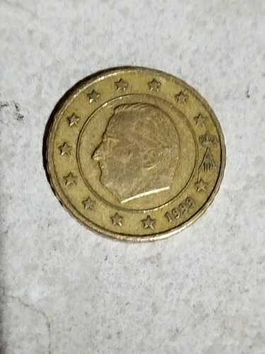 楽天市場】1999年ベルギー50セントユーロ硬貨 - 造幣局エラー