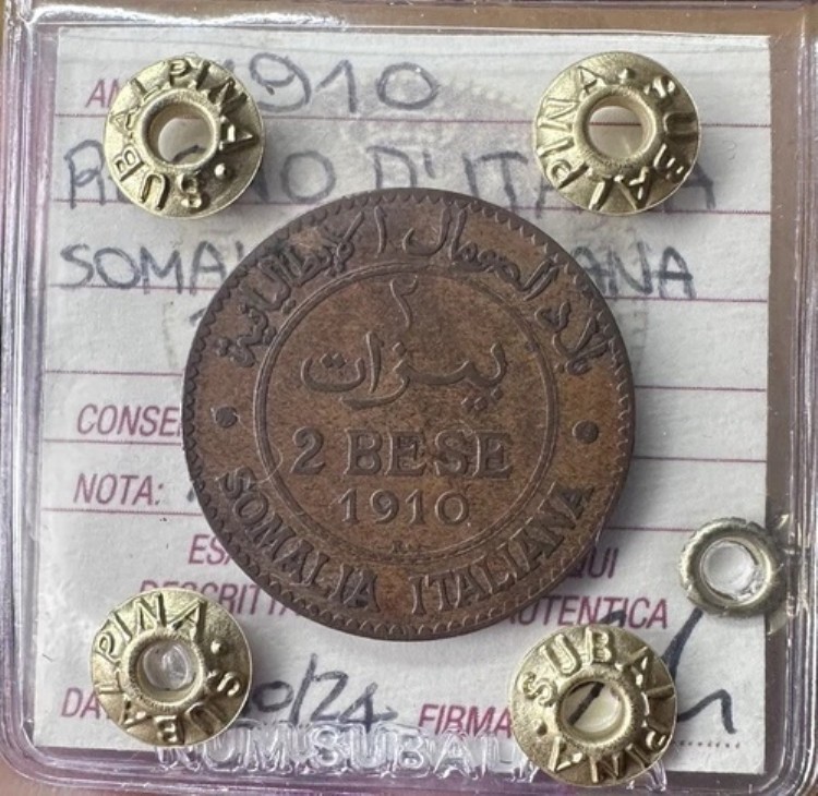 コイン イタリア王国 ソマリア 2 ベセ 1910 希少 未開封 Qbb スバルピナ 101,035円