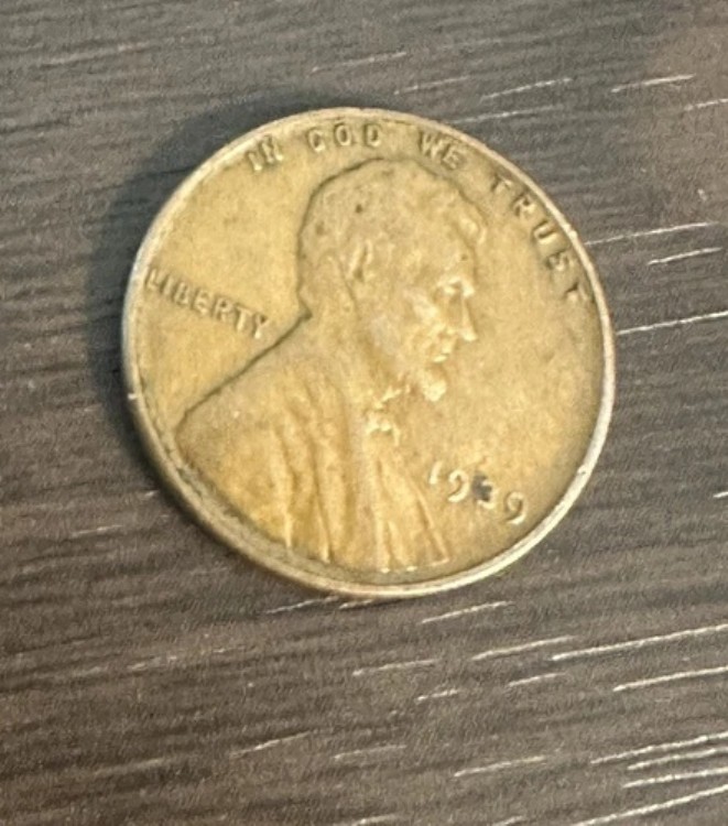 1939 1C BN リンカーン ウィート ペニー ミントマークなし 希少!