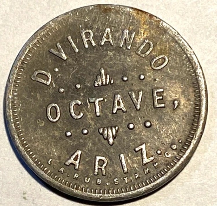 #A9333 D. Virando/Octave/Ariz./LA Rub Stamp Co @1910 希少 12 1/2c｜WORLD RESOURCE【KING店】