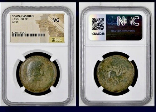 ケルトの歩くスフィンクス NGCグレード ケルトイベリアコイン カストゥロ 紀元前150年～紀元前100年 希少｜WORLD RESOURCE【KING店】
