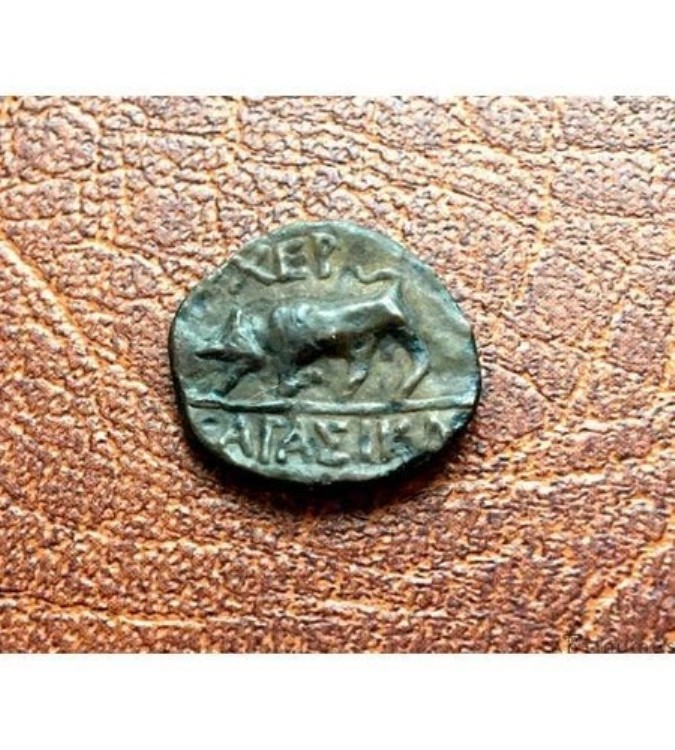 ケルソネソス（クリミア）。 AEディハルカス。紀元前200年から190年。レア