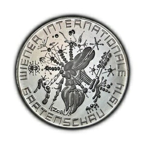 オーストリア。1974年、50シリング、銀 - ウィーン国際フラワーショー プルーフ2｜WORLD RESOURCE【KING店】