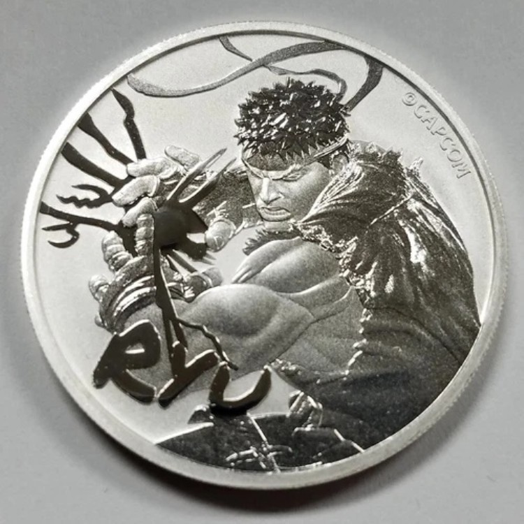 楽天市場】ストリートファイター 春麗 1オンス ツバルシルバー .999
