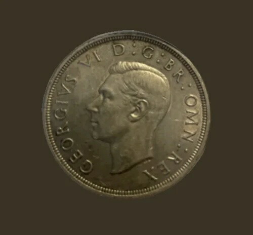 楽天市場】イギリス貨幣 1ペニー 青銅貨 ジョージ6世 年代