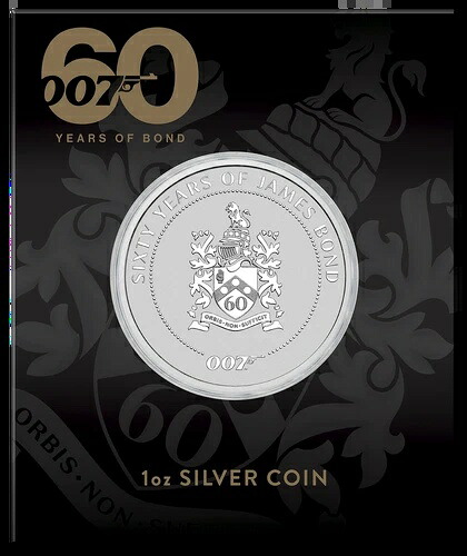 2022年 60周年記念 絆家紋章 1オンス パース造幣局 シルバーコイン カード入り