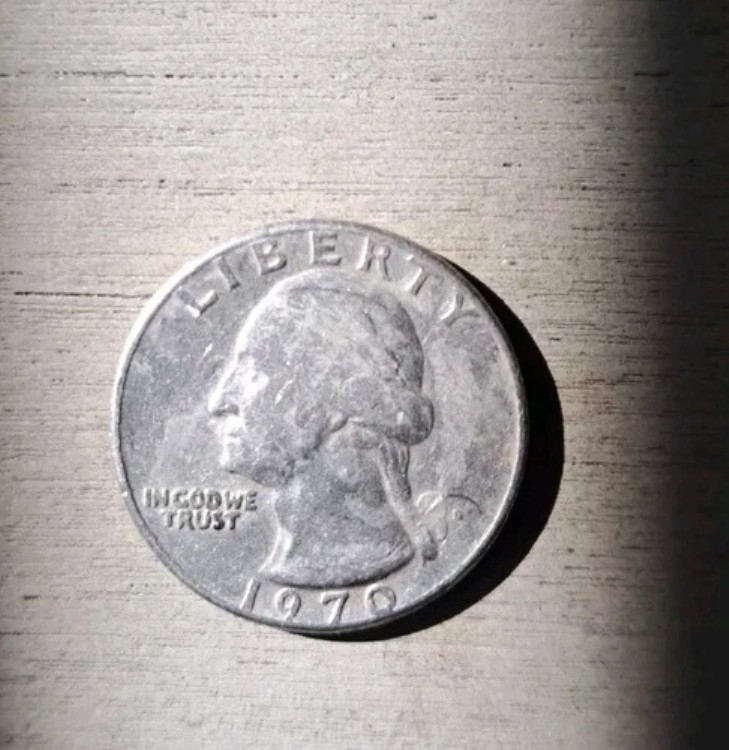 1970年 25セント硬貨 縁が変色 希少｜WORLD RESOURCE【KING店】