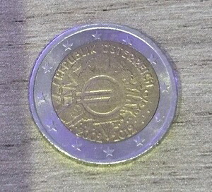 オーストリア共和国の2ユーロ硬貨（2002年～2012年）（希少）｜WORLD RESOURCE【KING店】