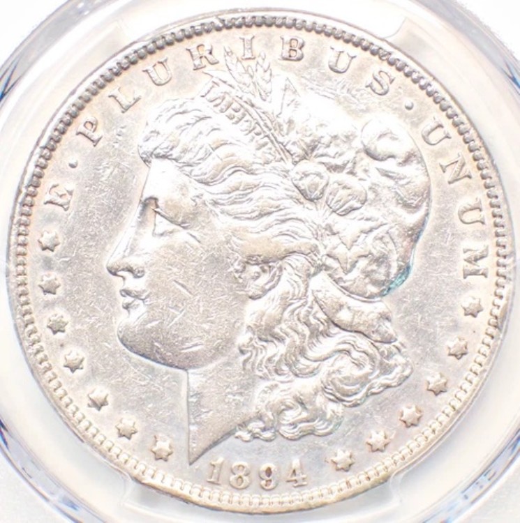1894-P モルガン シルバー ダラー コイン 1ドル 1894年 - PCGS XF 認定詳細 - 希少日付｜WORLD RESOURCE【KING店】