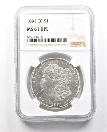 1891-CC モルガン銀貨 MS61 DPL NGC *2995｜WORLD RESOURCE【KING店】