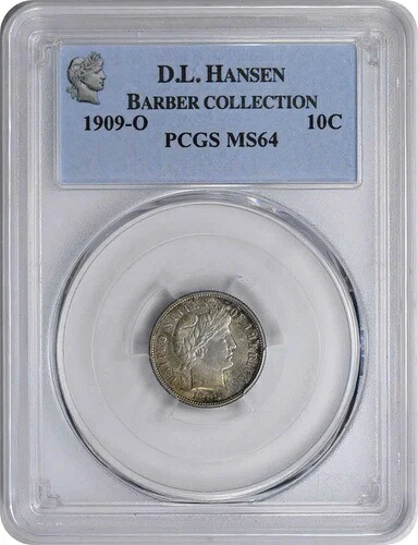 1909-O バーバー シルバーダイム MS64 PCGS｜WORLD RESOURCE【KING店】 964,700円
