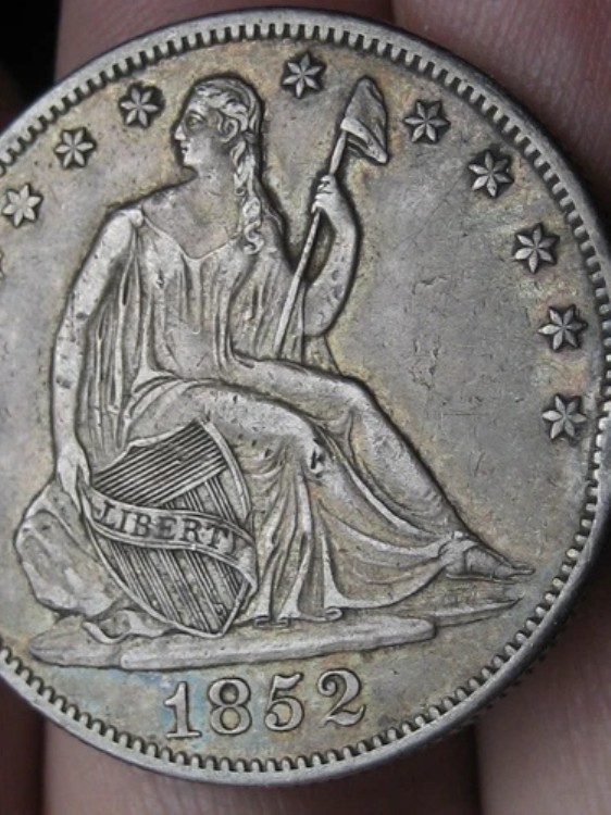 1852年 O 着席自由の女神像ハーフドル - ニューオーリンズ、XF/AU 詳細｜WORLD RESOURCE【KING店】 965,800円