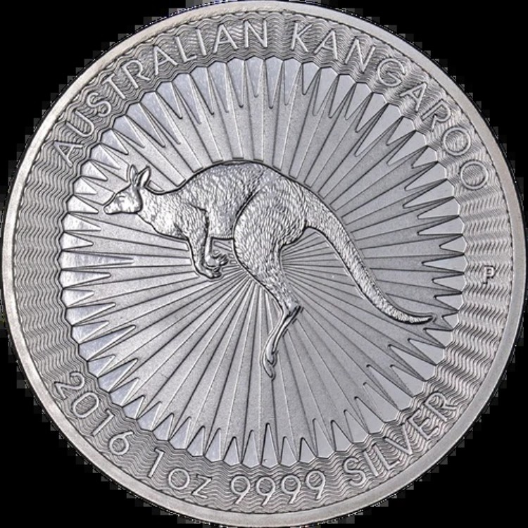2016年 オーストラリア 1オンス シルバー - カンガルー - 25 コインロール / 25 オンス - BU STOCK｜WORLD RESOURCE【KING店】
