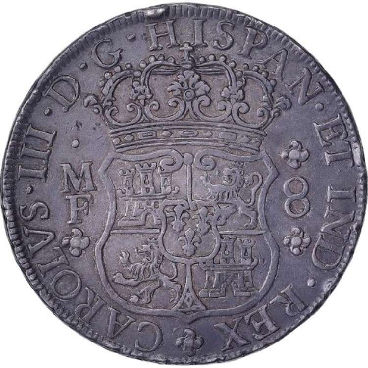 [#1507343] メキシコ、カルロス3世、8レアル、カラムナリオ、1764年、メキシコシティ、シルバー、｜WORLD RESOURCE【KING店】