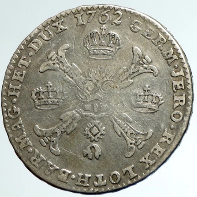 1762年 ベルギー王妃 マリア・テレジア 旧銀貨 クローネンターラー i101846｜WORLD RESOURCE【KING店】