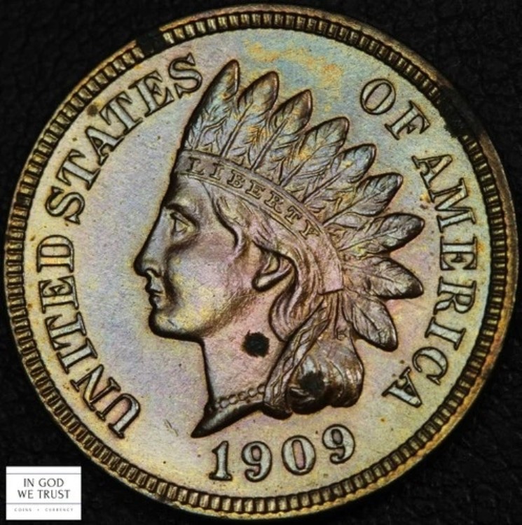 1909年 Sインディアンヘッド銅貨 1セント（ゴージャスなPQプレミアム品質）｜WORLD RESOURCE【KING店】