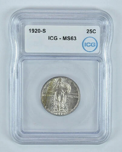1920-S スタンディングリバティクォーター MS63 ICG *9160｜WORLD RESOURCE【KING店】