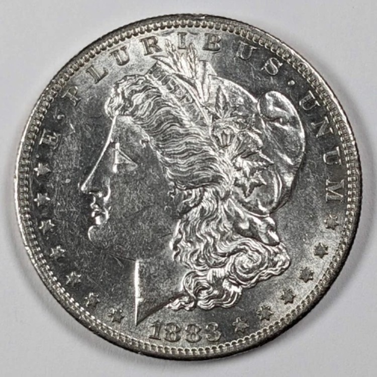 1883年 Sモルガン銀貨