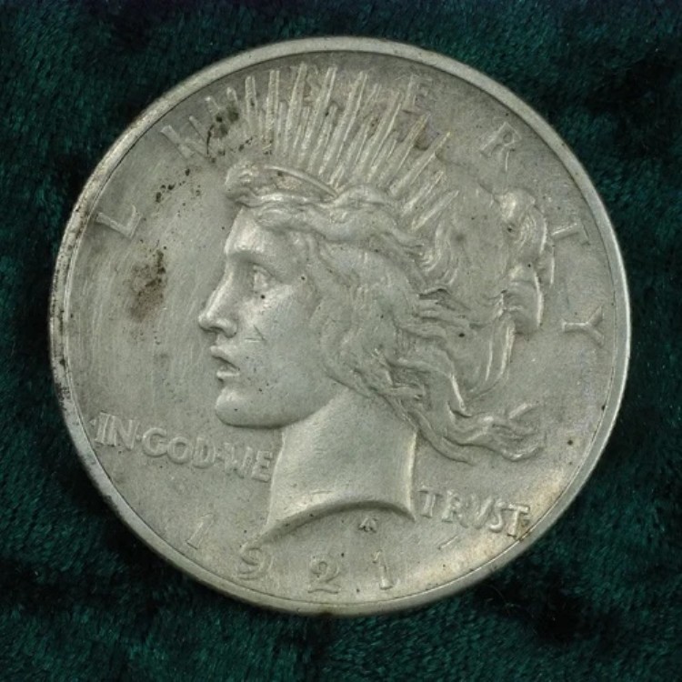 本物の1921年シルバーピースダラーコイン - 希少なヴィンテージコレクターズアイテムの米国通貨??｜WORLD RESOURCE【KING店】
