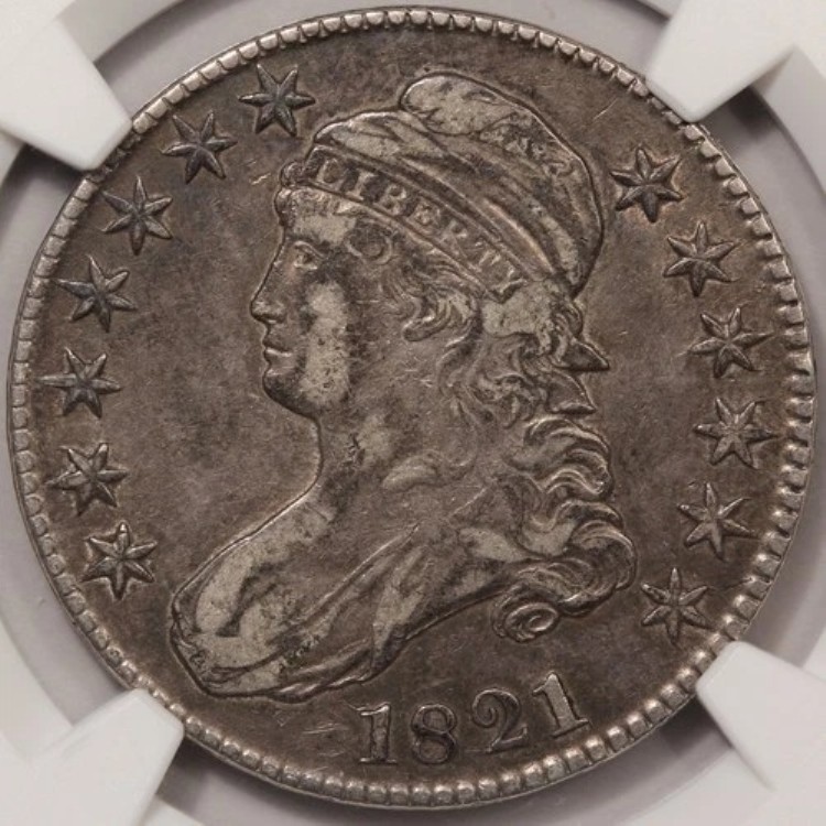 1821年 キャップドバスト ハーフダラー NGC VF-30|WORLD RESOURCE【KING店】