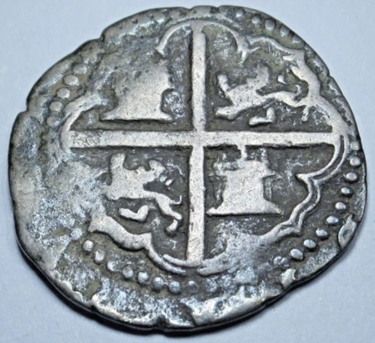 1593-95年 フェリペ2世 ボリビア 希少 RL 鑑定士 1 レアル 1500年代 スペイン シルバー コブ コイン｜WORLD RESOURCE【KING店】