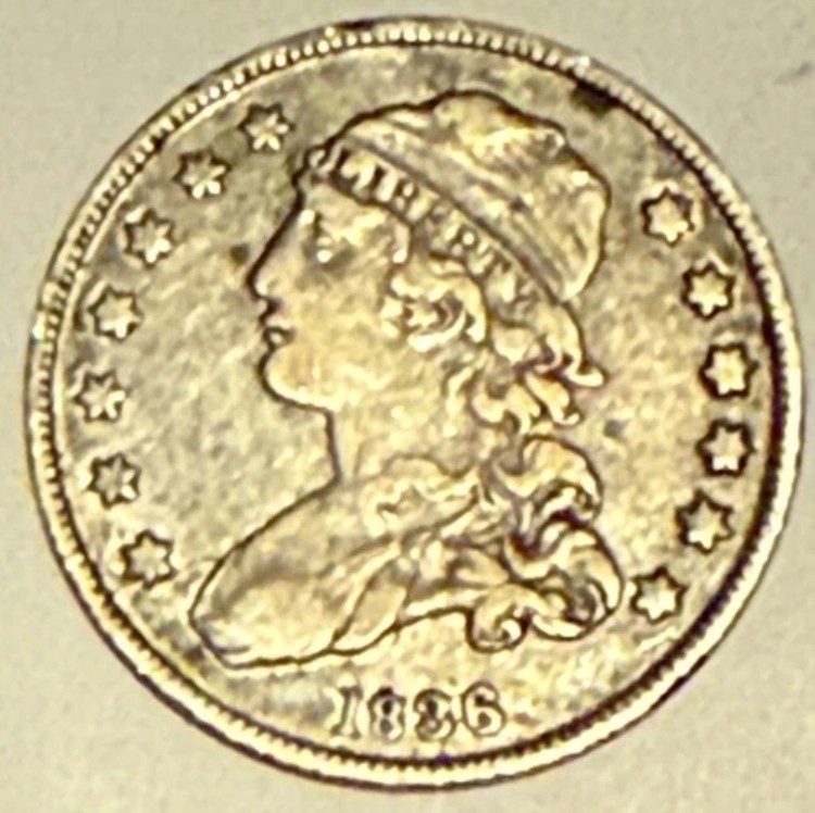 1836年製 キャップドバストクォーター 25セント銀貨 希少！商品番号：0844｜WORLD RESOURCE【KING店】
