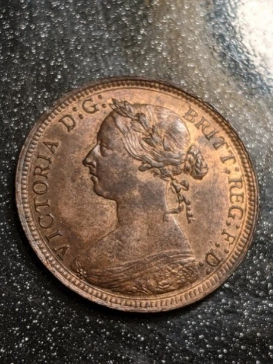 1891年 イギリス ビクトリア 1/2 ペニー 希少 Ch-Gem 未流通美品!!!|WORLD RESOURCE【KING店】