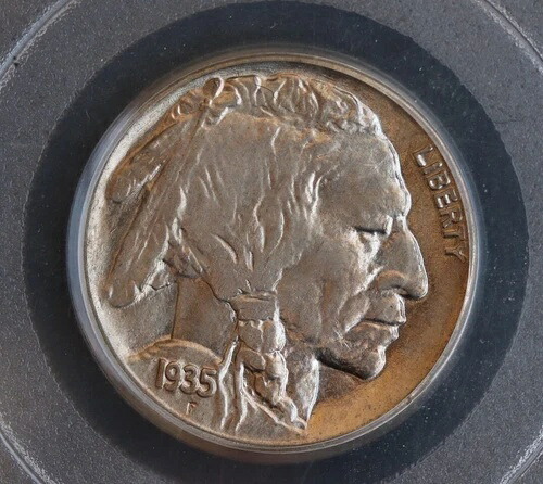 1935-D バッファロー 5セントニッケル MS65 PCGS｜WORLD RESOURCE【KING店】