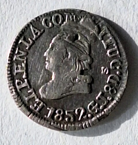エクアドル銀貨 1/4レアル 1852年｜WORLD RESOURCE【KING店】