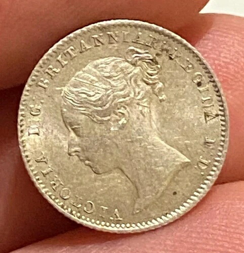 1842/1 AR Groat、未使用、光沢あり、接触跡わずか、希少！