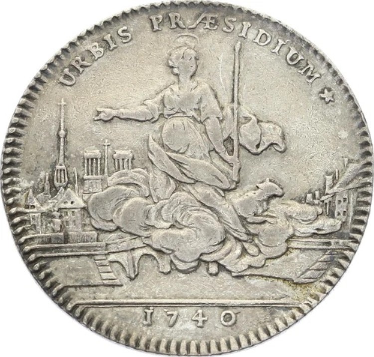 O3917 非常に希少なサント・ジュヌヴィエーヴ 1740年 シルバー トークン -> オファーする -｜WORLD RESOURCE【KING店】 116,050円