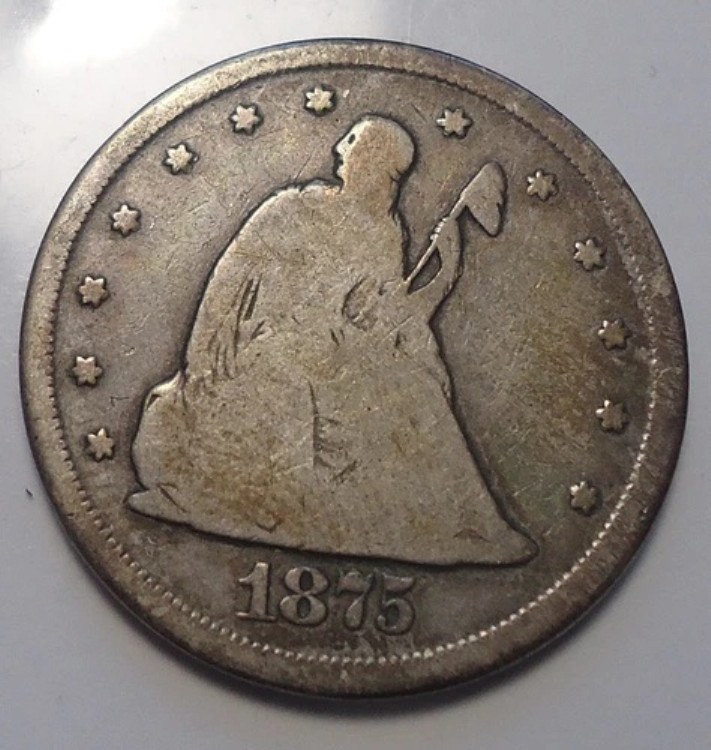 希少なVG 1875 CC カーソンシティ 着席20セント 20セント銀貨 同梱配送｜WORLD RESOURCE【KING店】
