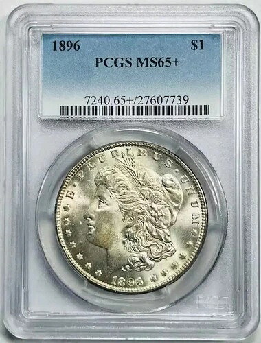 1896年 P モルガン シルバー ダラー PCGS MS-65+ プラス｜WORLD RESOURCE【KING店】