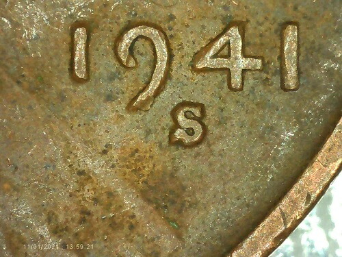 1941年製 S/S リンカーン ウィート ペニー、RPM、リムにL、DDO、3.18g #P11A2｜WORLD RESOURCE【KING店】