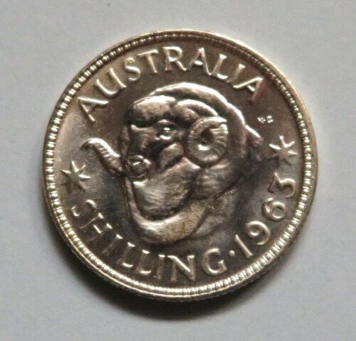 オーストラリア。1963年シリング。プルーフ 105,875円