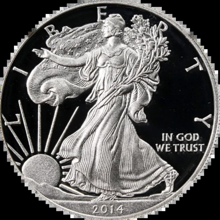 2014-W シルバー アメリカンイーグル $1 NGC PR70 エリザベス・ジョーンズ 直筆サイン - 在庫あり