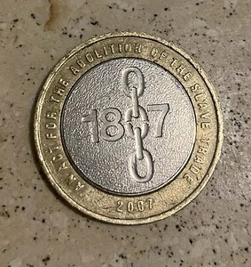 非常に希少な2ポンド貨幣。奴隷貿易廃止1807年2007年。2つの鋳造エラーあり。｜WORLD RESOURCE【KING店】