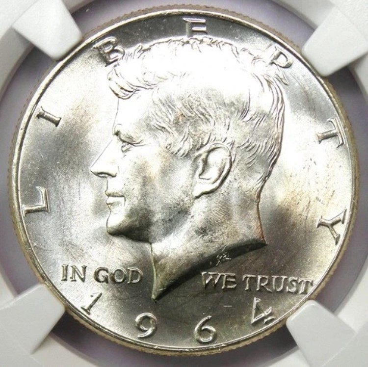 1964 年ケネディ ハーフ ドル 50 セント コイン - NGC MS67 - MS67 では希少 - NGC の価値 950 ドル!｜WORLD RESOURCE【KING店】 177,650円