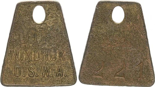 ドイツ南西アフリカ犬ブランド 1915 ウィンドフック No.221 66466-