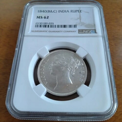 1891年 インド　バローダ藩王国　ルピー 銀貨 imgrc0088497510.jpg