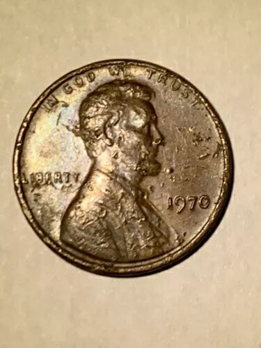 希少な1970年製 ミントマークなし リンカーン ペニー 1セントコイン