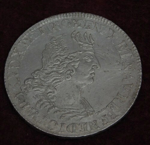 ゴージャスな希少本物ルイ13世170シルバーシールドコイン？改革？27g-